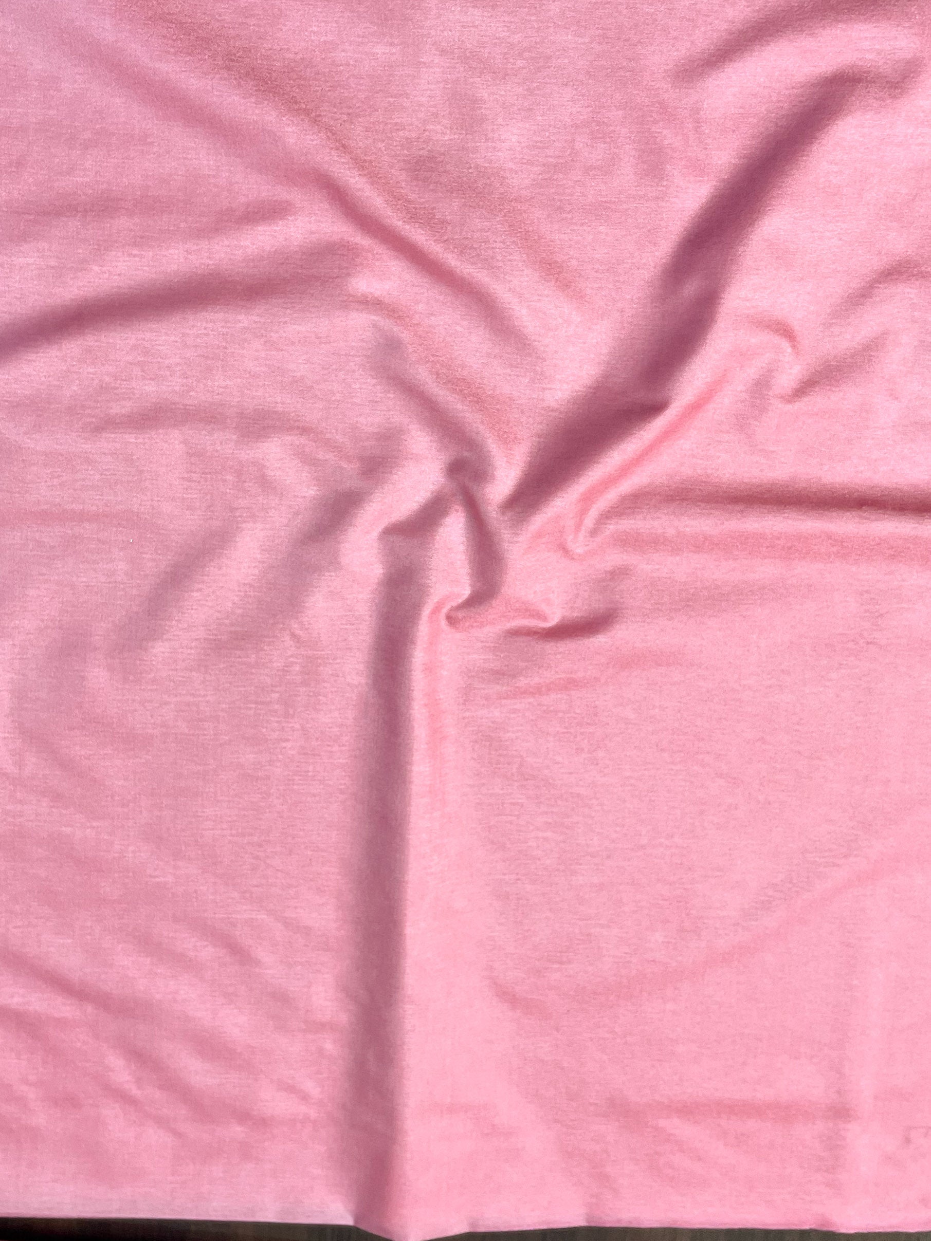 Banarasee Semi-Silk Zari Design Salwar Kameez Fabric With Dupatta Set-Pink