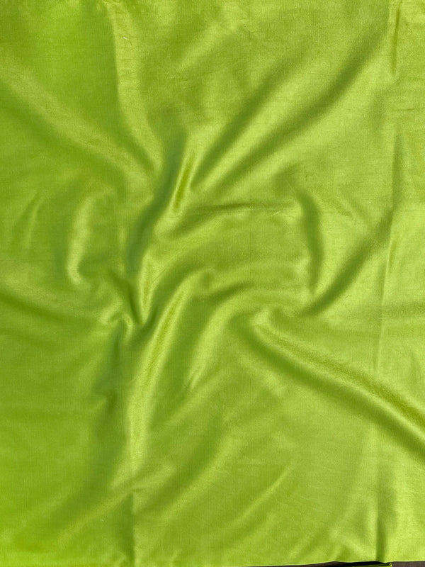 Banarasee Art Silk Resham Design Salwar Kameez With Dupatta Set-Lime Green