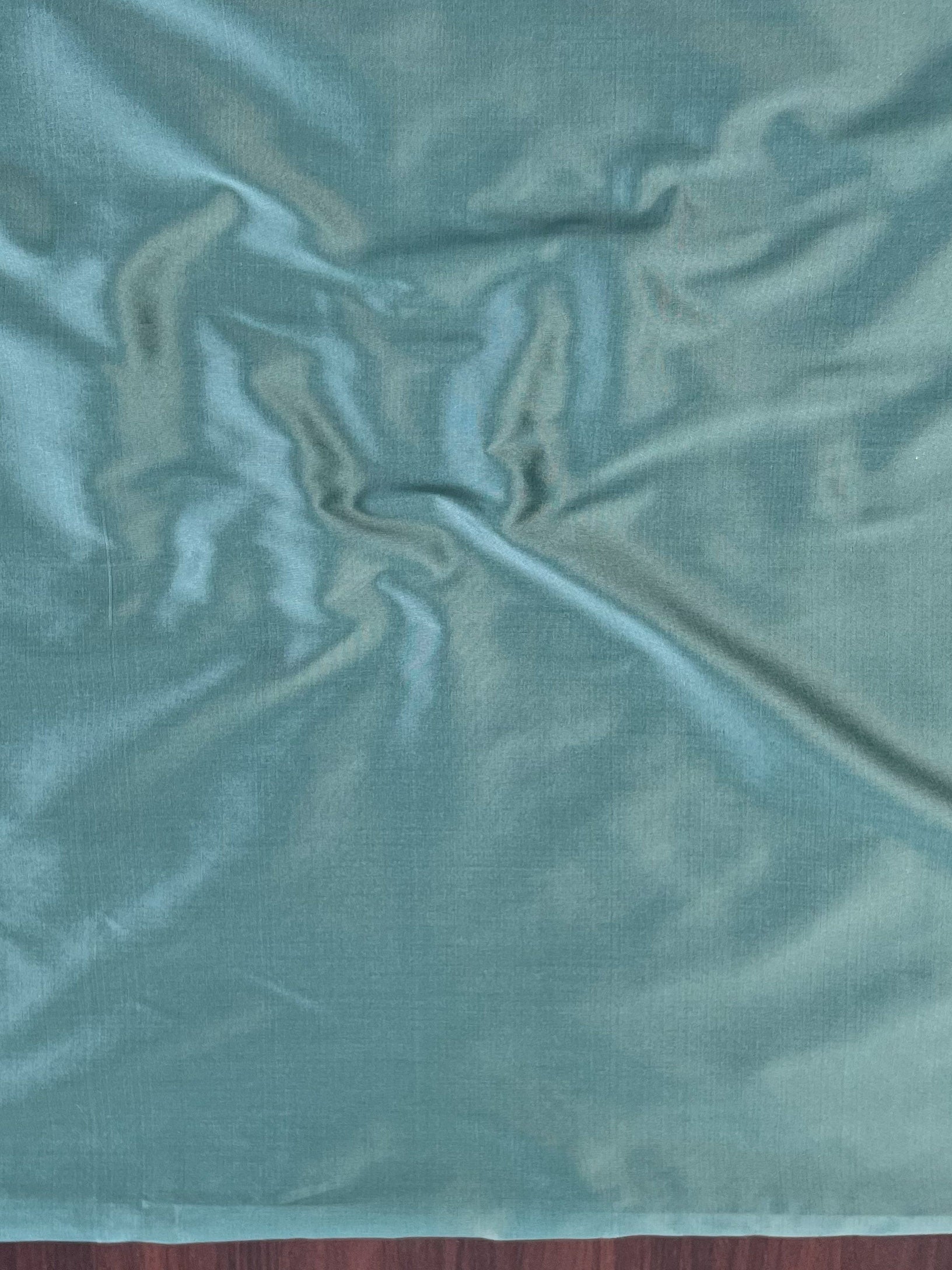 Banarasee Semi-Silk Salwar Kameez Fabric With Contrast Dupatta Set-Pastel Green