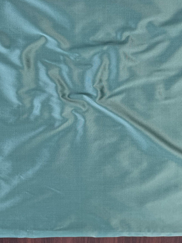 Banarasee Semi-Silk Salwar Kameez Fabric With Contrast Dupatta Set-Pastel Green