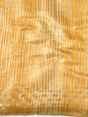 Banarasee Handwoven Shaded Tissue Saree With Gold Zari Border-Mustard Yellow