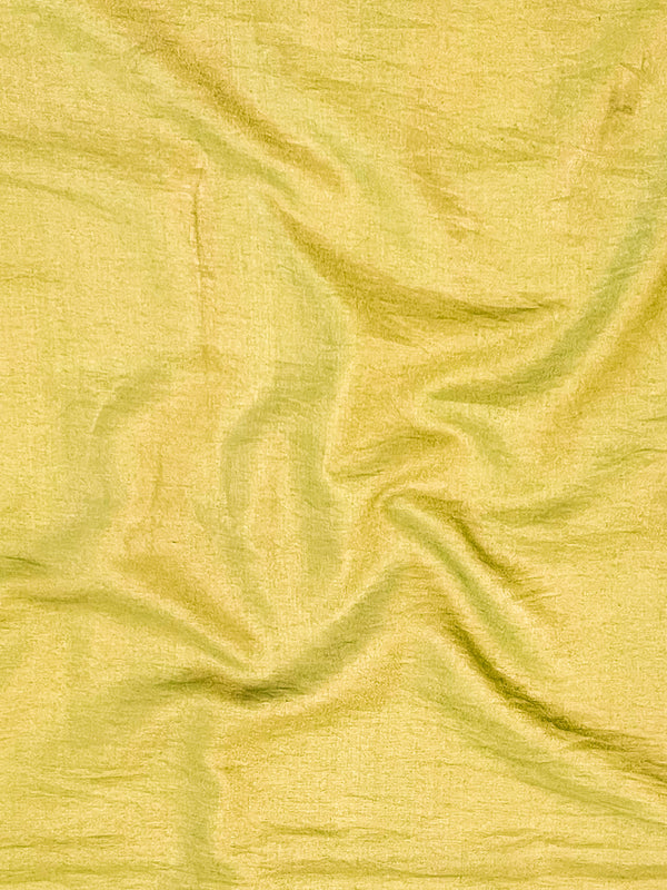 Banarasee Embroidered Chanderi Salwar Kameez With Kota Check Dupatta Set-Yellow