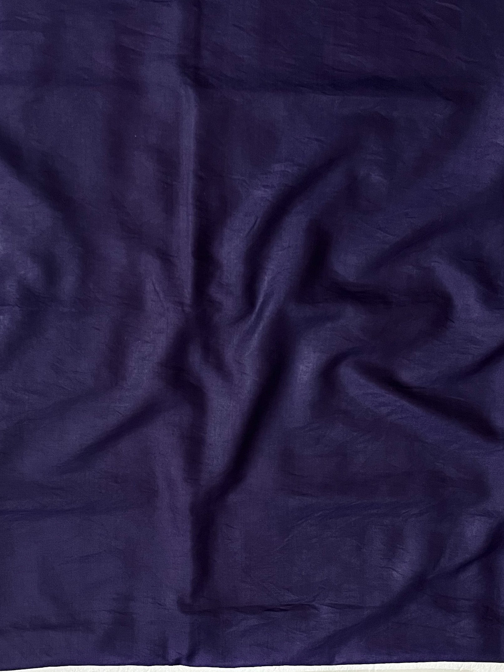 Banarasee Cotton Silk Salwar Kameez Fabric With Dupatta Set & Resham Work-Blue