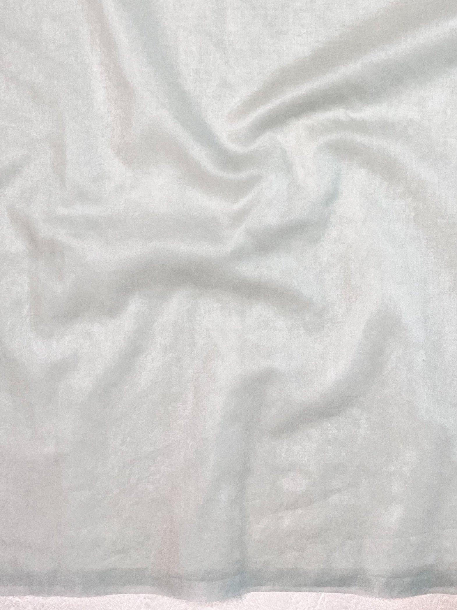 Banarasee Handwoven Organza Silk Hand-Painted & Embroidered Saree-Grey