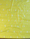 Banarasee Chanderi Cotton Shaded Salwar Kameez Fabric With Dupatta-Light Green