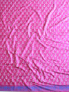 Handloom Block Printed Cotton Silk Salwar Kameez Dupatta Set-Pink