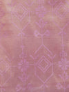 Banarasee Tissue Embroidered Salwar Kameez Fabric With Dupatta Set-Lavender