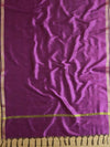 Banarasee Brocade Salwar Kameez Fabric With Art Silk Dupatta-Violet