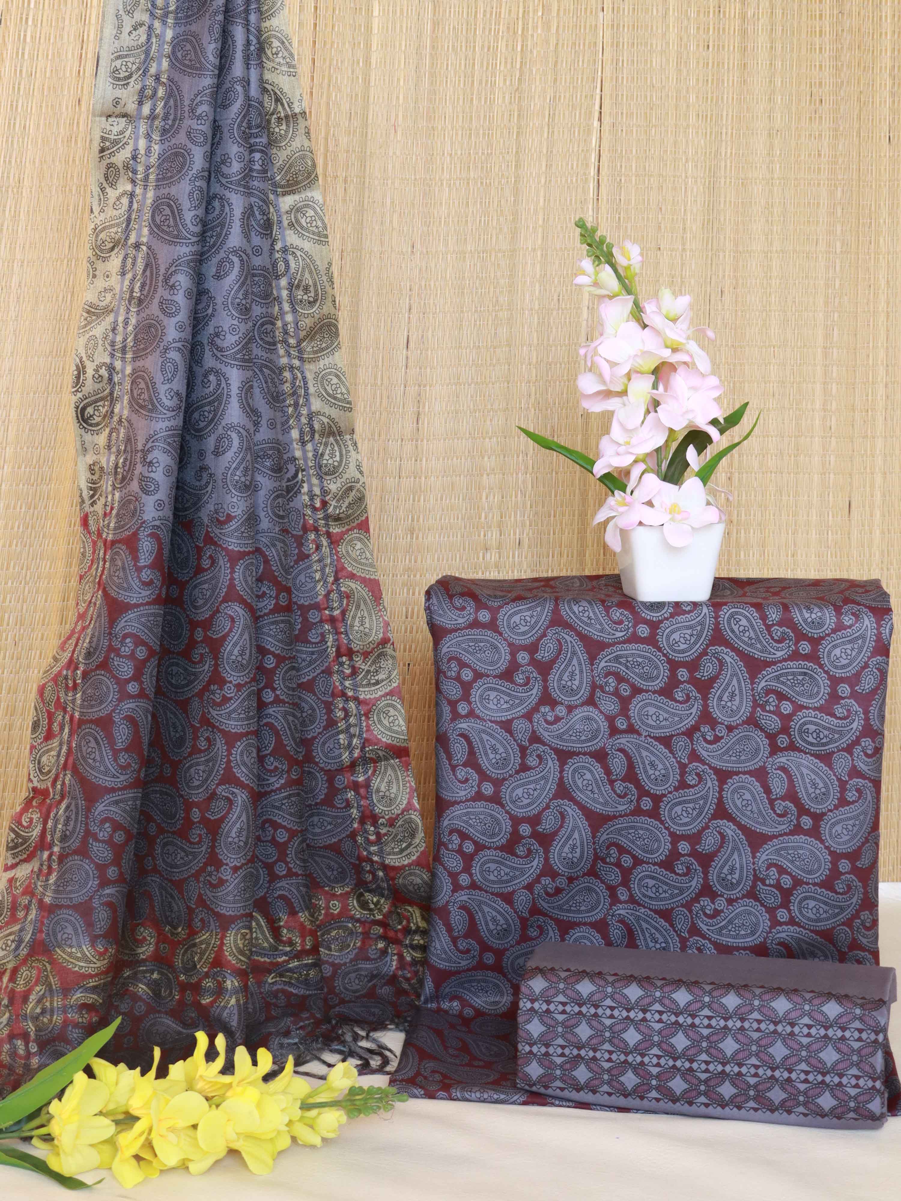 khadi cotton dress material wholesale 100% Cotton Linen Melange Shirting Khadi Fabric Craft Quilting Dress Costume (112cm) Material by Meter