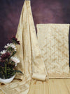 Banarasee Art Silk Zari Design Salwar Kameez With Dupatta Set-Beige