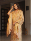 Banarasee Art Silk Resham Design Salwar Kameez With Dupatta Set-Beige