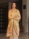 Banarasee Art Silk Resham Design Salwar Kameez With Dupatta Set-Beige