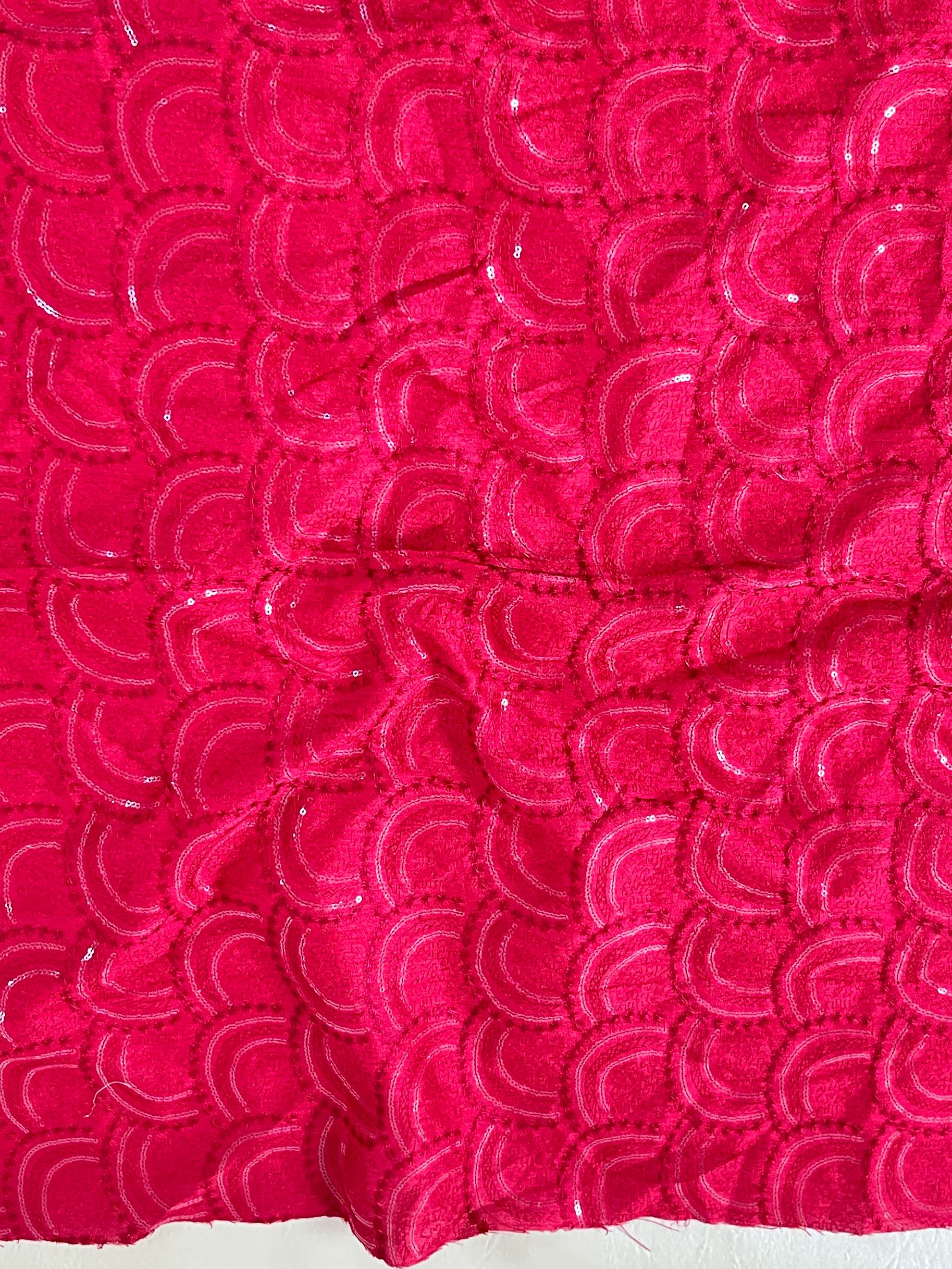 Banarasee Abstract Print Tissue Saree With Contrast Embroidered Blouse-Multicolor