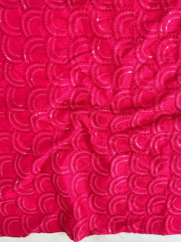 Banarasee Abstract Print Tissue Saree With Contrast Embroidered Blouse-Multicolor