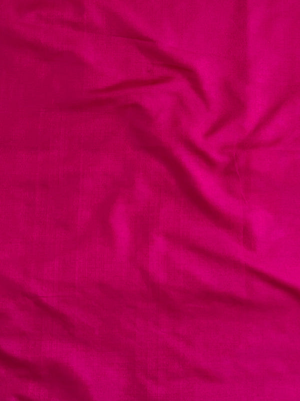 Banarasee Semi Katan Silk Salwar Kameez Fabric With Dupatta Resham Zari Work-Pink
