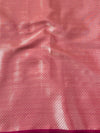 Banarasee Handwoven Semi Silk Saree With Zari Work-Pink