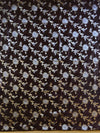 Banarasee Salwar Kameez Glossy Cotton Silk Silver Woven Buti Fabric-Brown