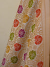 Banarasee Brocade Salwar Kameez Fabric With Cotton Silk Dupatta-Yellow