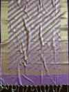 Banarasee Art Silk Dupatta Stripes Design-Purple