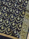 Banarasee Art Silk Jaal Design Dupatta-Black