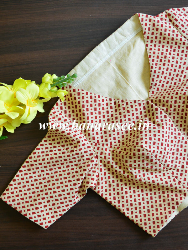 Pure Mal Cotton Blouse-Off White