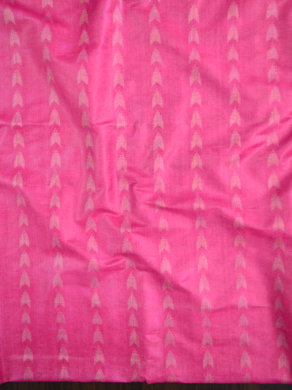 Handloom Khadi Cotton Dobby Pattern Salwar Kameez Dupatta Set-Pink & Beige