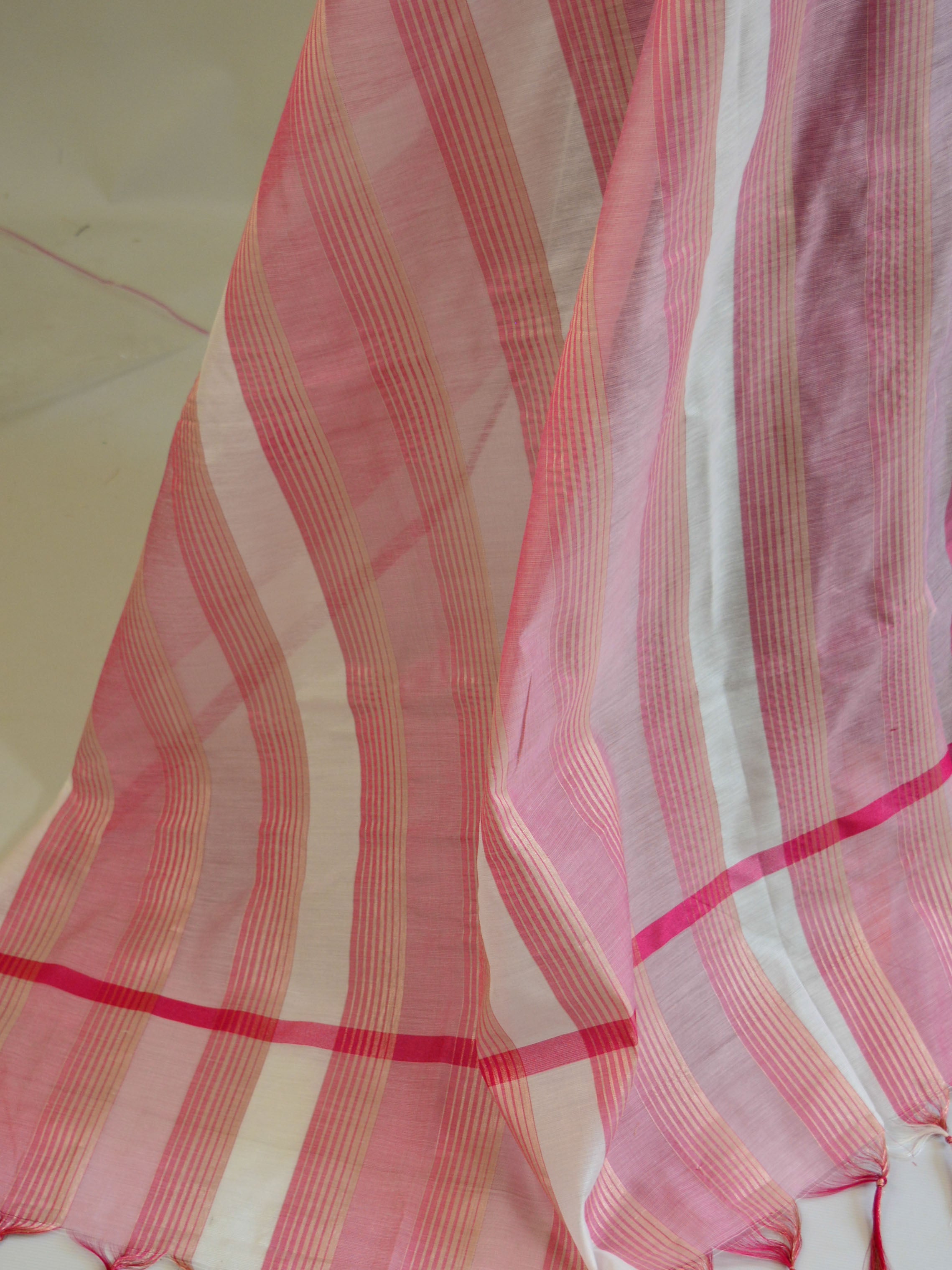 Banarasee Salwar Kameez Soft Cotton Resham Woven Fabric With Contrast Dupatta-Deep Blue