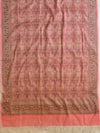 Banarasee Cotton Silk Plain Salwar Kameez Fabric With Resham Jaal Dupatta-Peach
