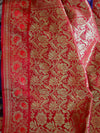 Banarasee Art Silk Zari Work Saree-Purple