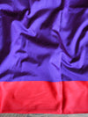 Banarasee Art Silk Zari Work Saree-Purple