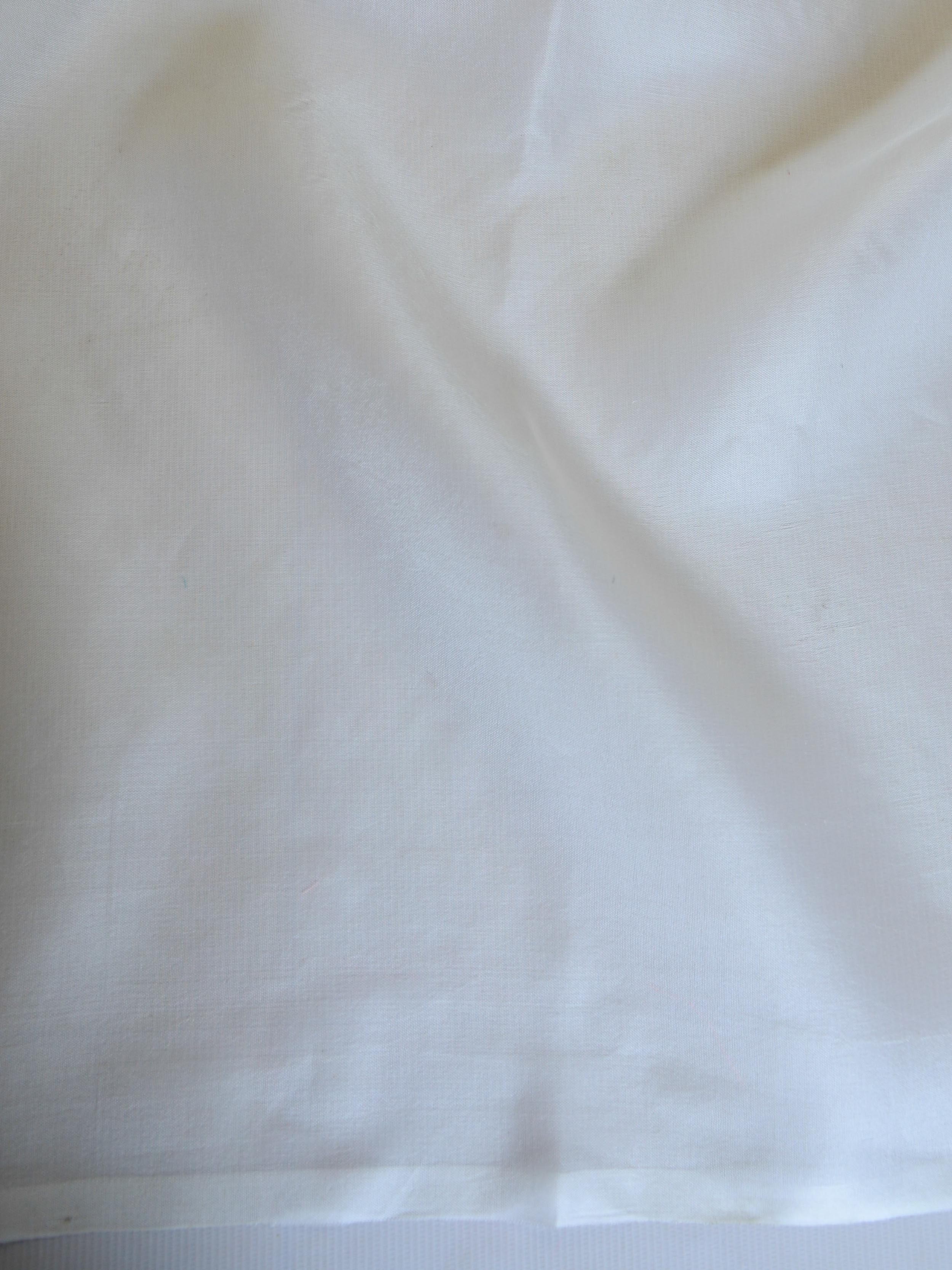 Banarasee Pure Organza Silk Saree With Hand-Paint Floral Design-White