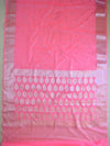 Banarasee Organza Mix Saree With Silver Zari-Neon Pink
