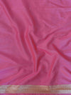 Banarasee Pure Silk Saree With Buta Design-Pink