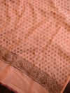 Banarasee Cotton Mix Ghichha Work Salwar Kameez Fabric With Dupatta-Blue & Peach
