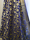 Banarasee Art Silk Dupatta Jaal Design-Blue