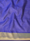 Banarasee Cotton Silk Mix Banswada Sari With Floral Buta & Skirt Border-Green