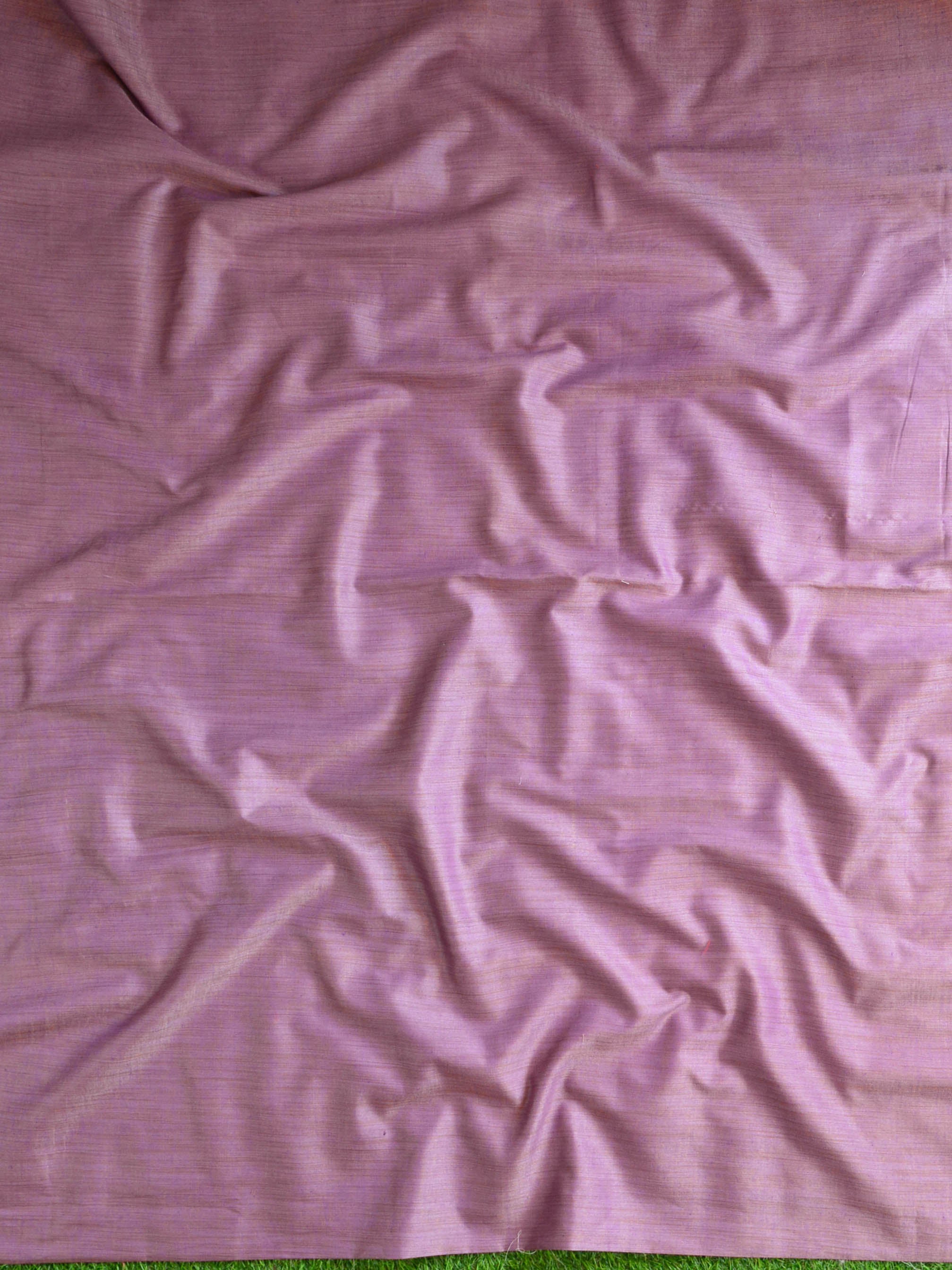 Handloom Khadi Cotton Salwar Kameez Dupatta Set-Plum & Beige