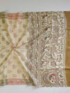 Pure Handloom Khadi Cotton Madhubani Print Salwar Kameez Dupatta Set-Beige