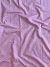 Banarasee Chanderi Cotton Resham Buti Salwar Kameez Fabric With Digital Print Kota Dupatta-Pink