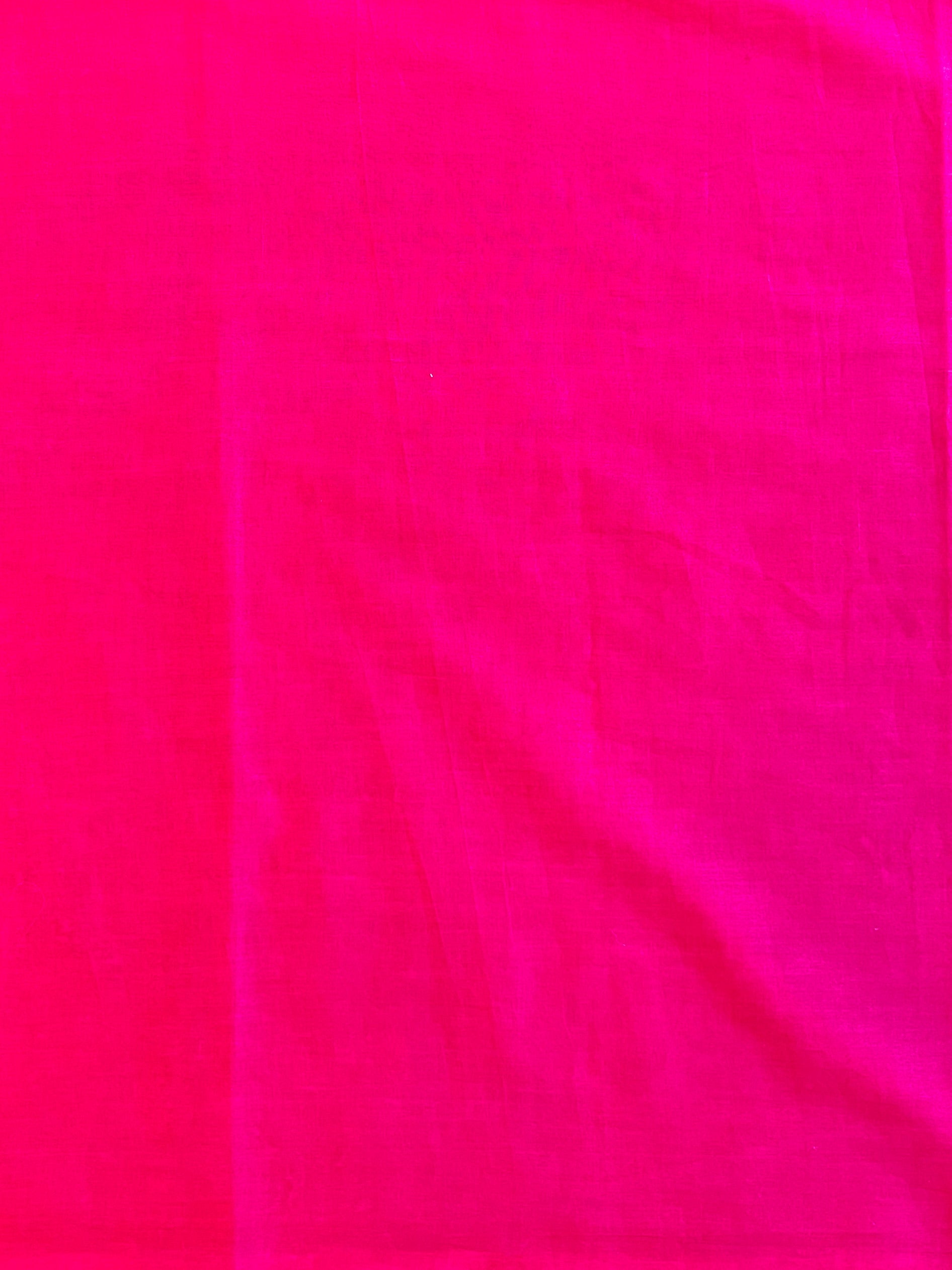 Handloom Mul Cotton Shibori Print Saree-Pink