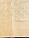 Banarasee Handwoven Tissue Saree with Zari Buti Work -Gold
