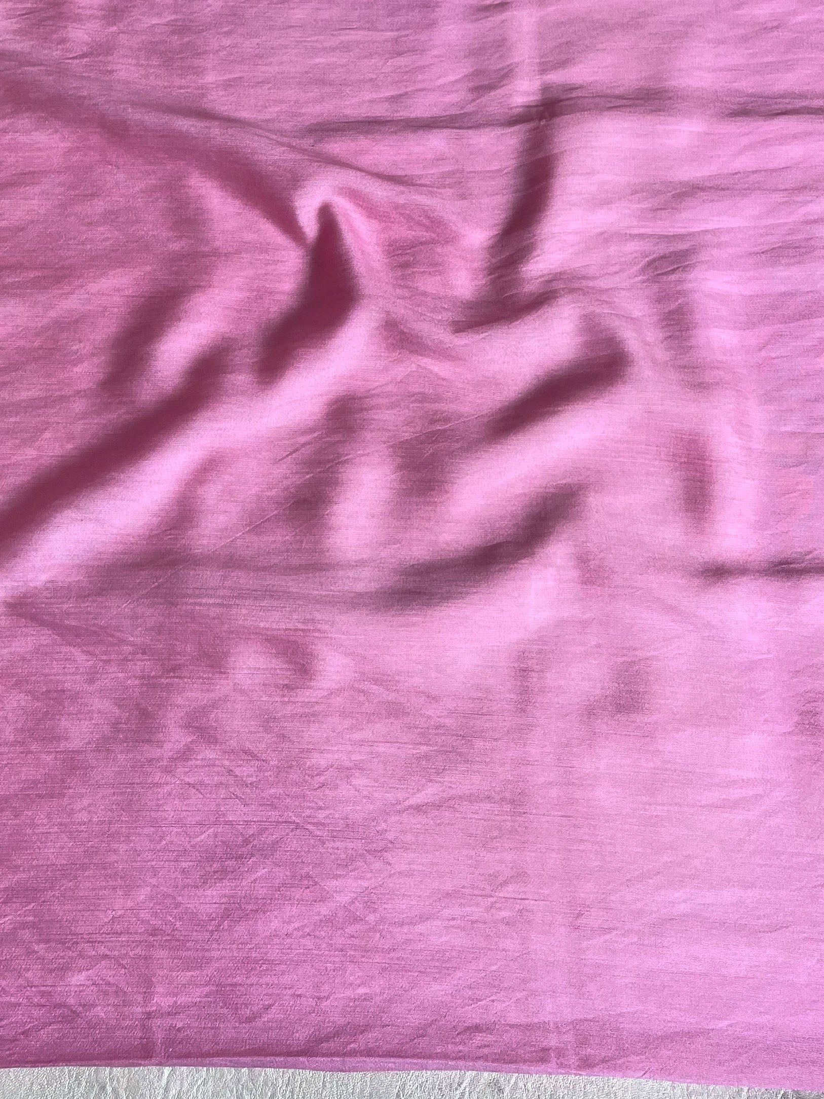 Banarasee Tissue Zari Weaving Salwar Kameez Fabric With Dupatta Set-Light Pink