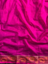 Banarasee Handwoven Georgette Saree Zari Design-Pink