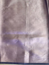 Banarasee Handwoven Tissue Saree Zari Border With Buti Design-Royal Blue