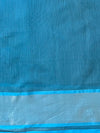 Banarasee Cotton Silk Saree Zari Buta Design & Contrast Border-Violet