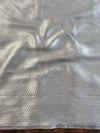 Banarasee Handwoven Semi Silk Saree With Silver Zari & Resham Jaal Design-Grey