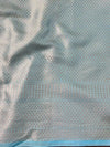 Banarasee Semi Georgette Saree With Silver Zari Meena Design & Border-Light Blue