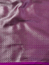 Banarasee Faux Georgette Saree With Sliver Zari & Resham Jaal Work-Violet