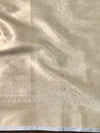 Banarasee Handwoven Semi Silk Saree With Zari Border-Grey