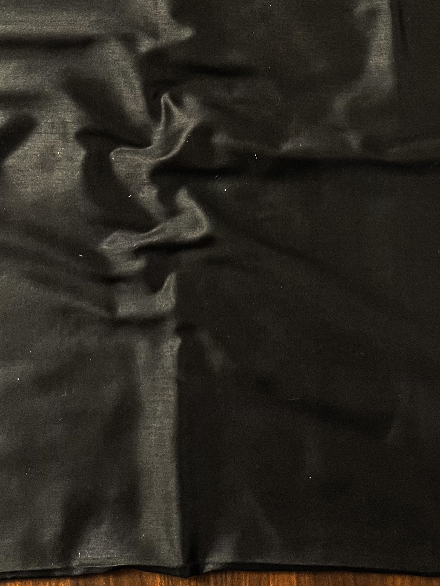 Banarasee  Cotton Silk Stripe Pattern Salwar Kameez Fabric With Dupatta Set-Black